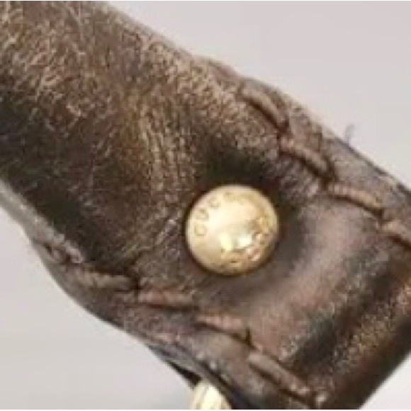 GUCCI Guccissima Sukey GG Leather Hobo Shoulder Satchel Tote π - Picture 11 of 15